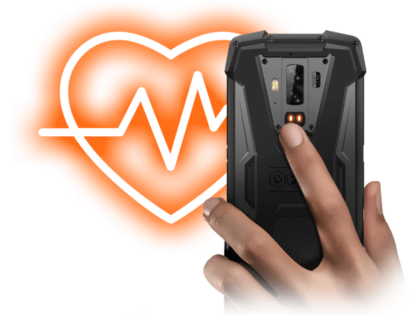 Smartphone Athesi professional 5801 - image capteur cardiaque