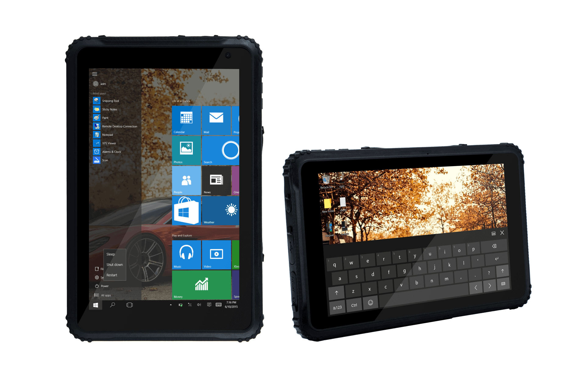 La tablette durcie 12 pouces Athesi E12B Windows • Athesi